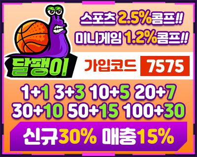 토토사이트 달팽이벳